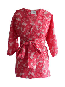 Lili Marleena - Flower Jacquard -kimono - PINK | Stockmann