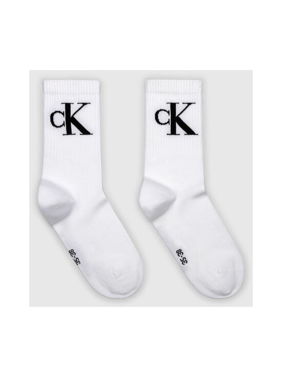 Calvin Klein - CKJ Monogram zeķes 2 iepak. - 002 WHITE - photo 3 Calvin Klein - CKJ Monogram zeķes 2 iepak. - 002 WHITE | Stockmann - photo 3