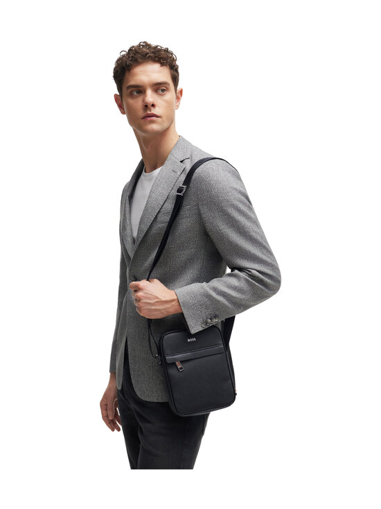 BOSS - Zair -nahkalaukku - 001 BLACK | Stockmann - photo 7