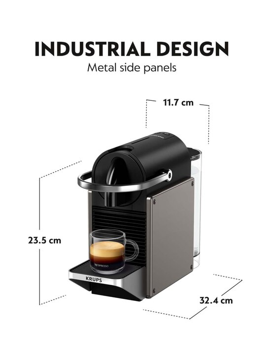 Nespresso - Pixie-kapselikeitin 0,7 l - TITAN - photo 6 Nespresso - Pixie-kapselikeitin 0,7 l - TITAN | Stockmann - photo 6