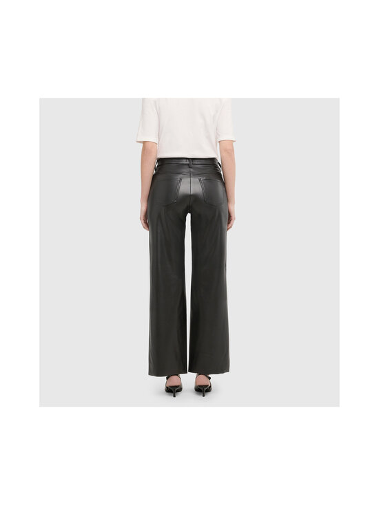 Mac Jeans - Laiade säärtega kunstnahast püksid - BLACK | Stockmann - photo 2