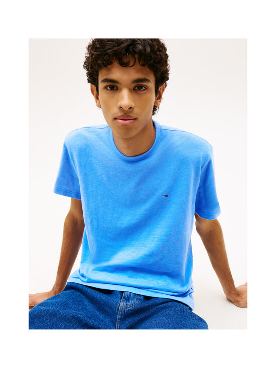 Tommy Jeans - T-särk Regular Sflag Slub - C38 BLUE TWILIGHT | Stockmann - photo 5