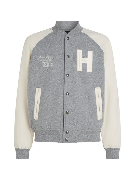 Tommy Hilfiger - Mix Media Varsity Bomber sporta jaka - P01 AUTHENTIC MARL/NEWSPRINT - photo 1 Tommy Hilfiger - Mix Media Varsity Bomber sporta jaka - P01 AUTHENTIC MARL/NEWSPRINT | Stockmann - photo 1