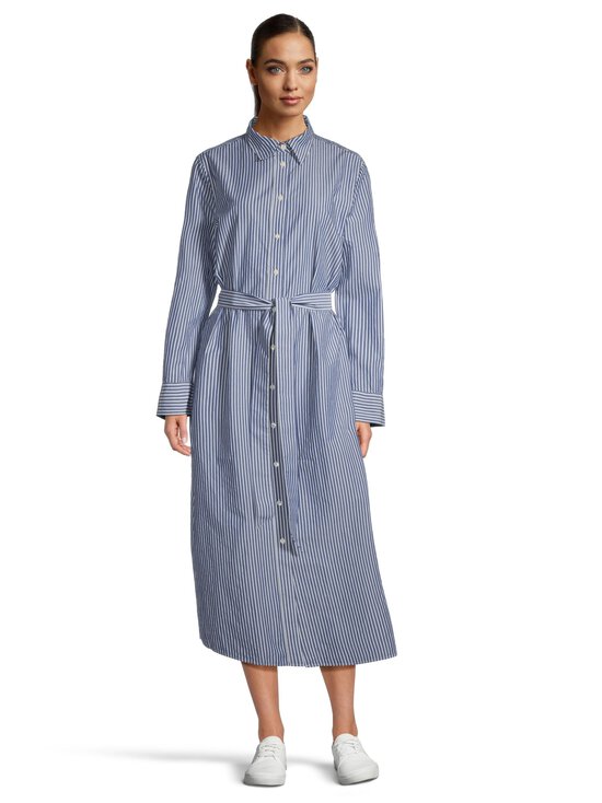 Lexington - Casual Long Poplin -paitamekko - 590 BLUE/WHITE STRIPE | Stockmann - photo 2