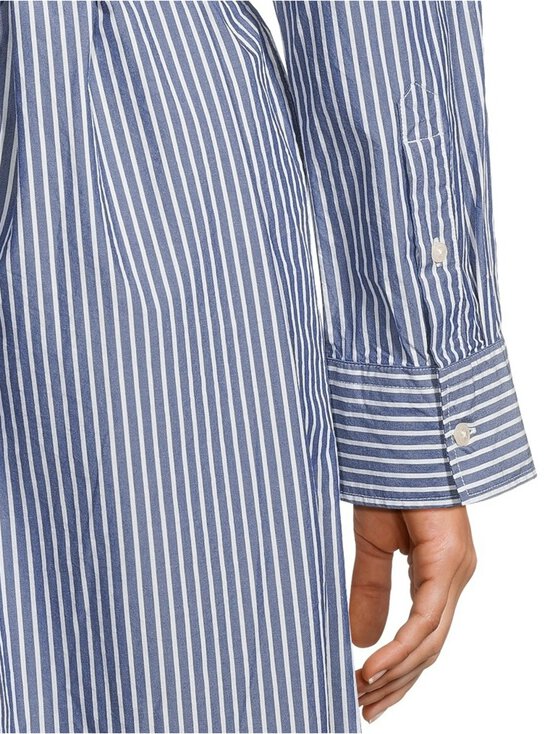 Lexington - Casual Long Poplin -paitamekko - 590 BLUE/WHITE STRIPE | Stockmann - photo 4