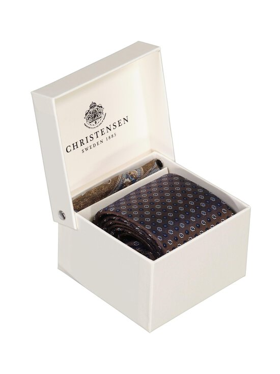 Amanda Christensen - Print & Pocket Square zīda kabatas lakats - 800 BROWN | Stockmann - photo 4