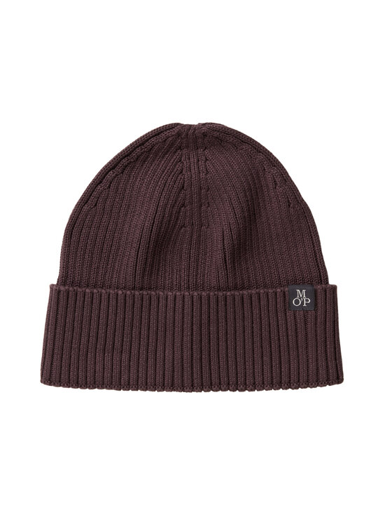 Marc O'Polo - Ribbed cepure - 5804 DEEP MULLBERRY | Stockmann - photo 1
