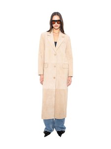 Stand Studio - Santara Coat -mokkanahkatakki - 10500 SAND | Stockmann