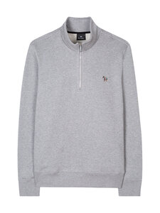 PS Paul Smith - Kzebra Regular fit Half Zip -collegepaita - GREY | Stockmann
