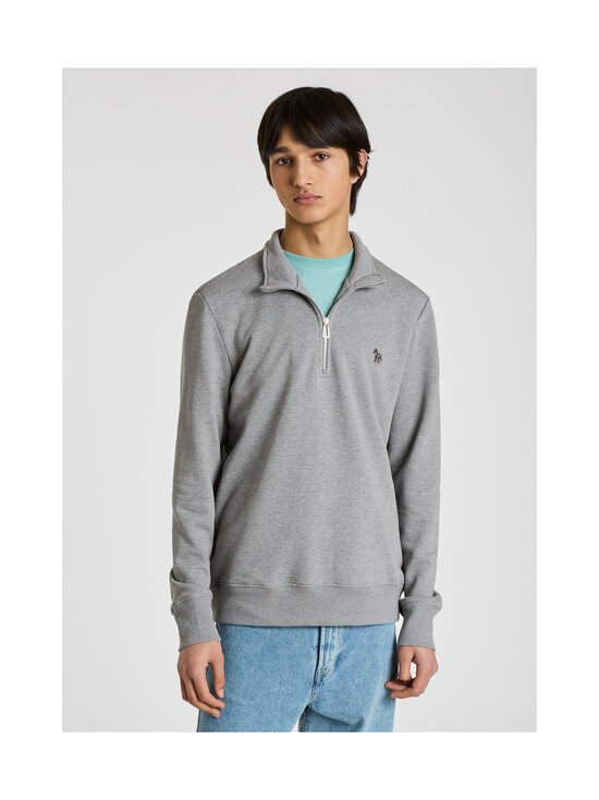 PS Paul Smith - Kzebra Regular fit Half Zip -collegepaita - GREY | Stockmann - photo 2