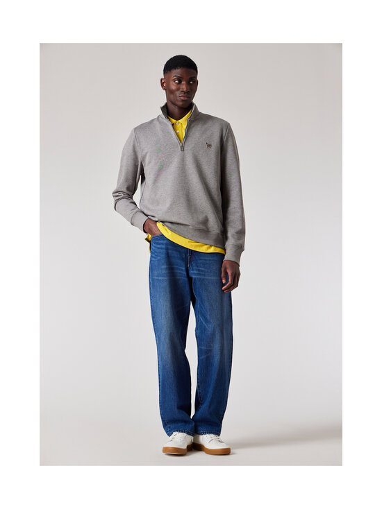 PS Paul Smith - Kzebra Regular fit Half Zip -collegepaita - GREY | Stockmann - photo 4