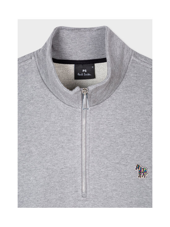 PS Paul Smith - Kzebra Regular fit Half Zip -collegepaita - GREY | Stockmann - photo 5