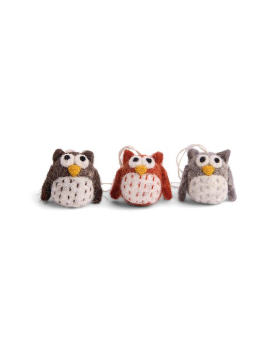 Kaunistus Mini Owls, 3 tk