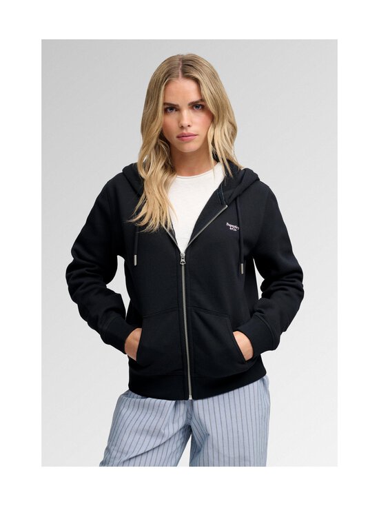 Superdry - Signature Ziphood -huppari - 98T ECLIPSE NAVY | Stockmann - photo 3
