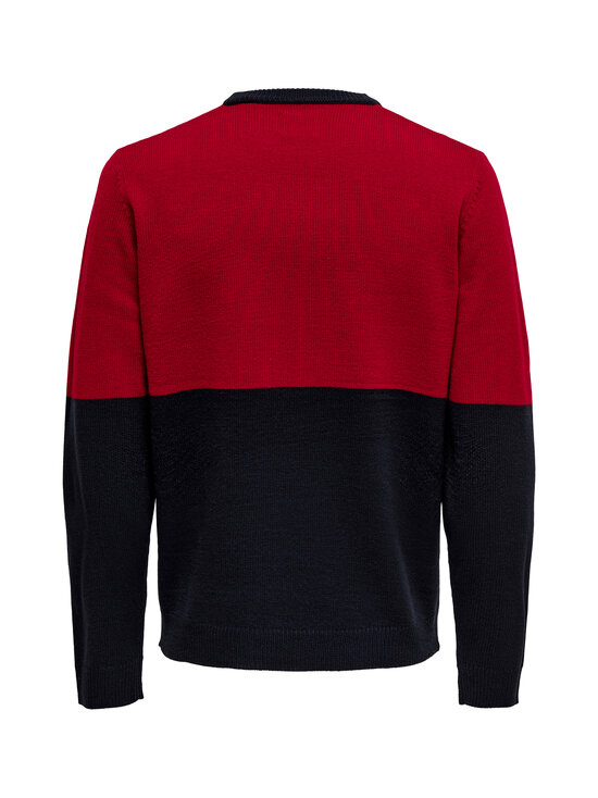 Only & Sons - OnsXmas Block -neule - POMPEIAN RED | Stockmann - photo 2