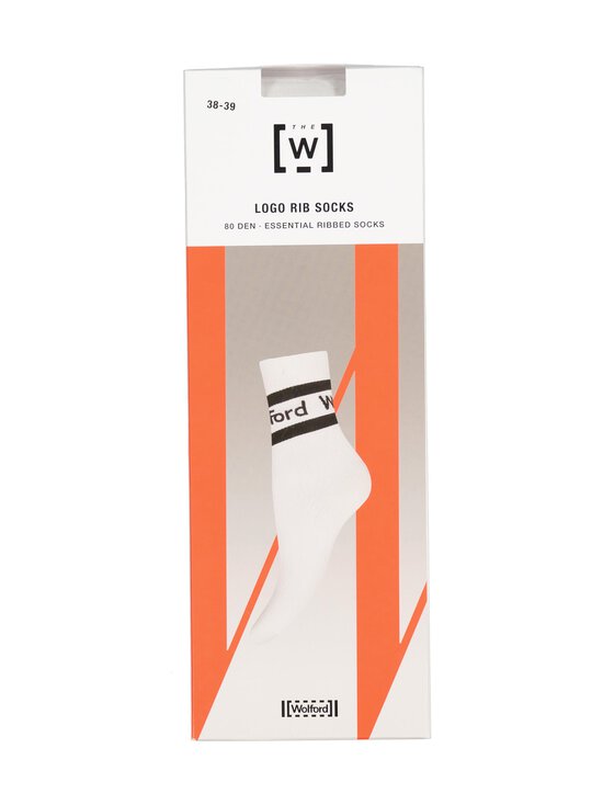 Wolford - Sokid Logo Rib - 8222 WHITE/BLACK - photo 3 Wolford - Sokid Logo Rib - 8222 WHITE/BLACK | Stockmann - photo 3