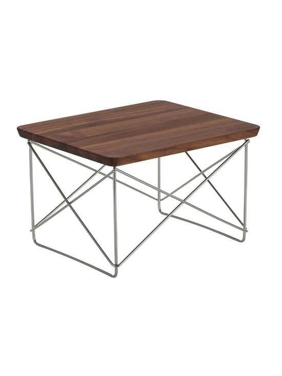 Vitra - Eames Occasional Table LTR -sivupöytä tumma pähkinä / ruostumaton teräs - BROWN | Stockmann - photo 1
