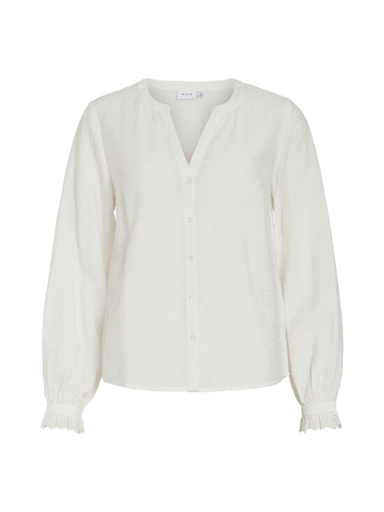 Vila - Vilima V-Neck -paita - SNOW WHITE | Stockmann - photo 1