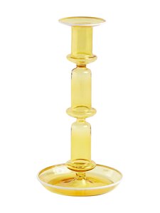 HAY - Flare Tall -kynttilänjalka - YELLOW WITH WHITE RIM | Stockmann