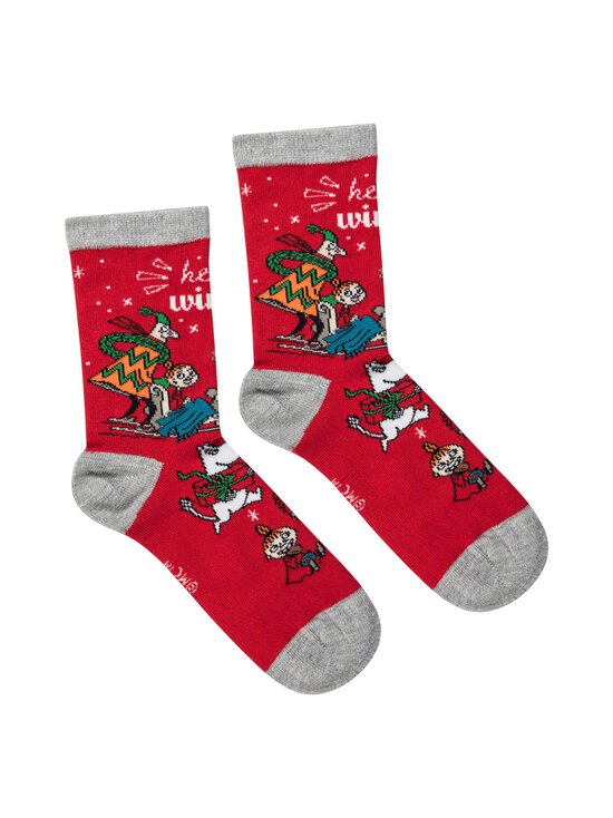 Muumi - Hello Winter -sukat - RED - photo 2 Muumi - Hello Winter -sukat - RED | Stockmann - photo 2