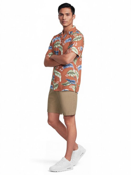 CONSTRUE - Teramo Resort -kauluspaita - BROWN LEAF COMBO | Stockmann - photo 3