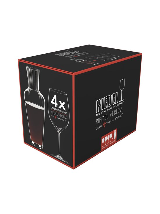 Riedel - Veritas Cabernet/Merlot & Mosel Decanter- punaviinilasi- ja karahvipakkaus - CLEAR | Stockmann - photo 2