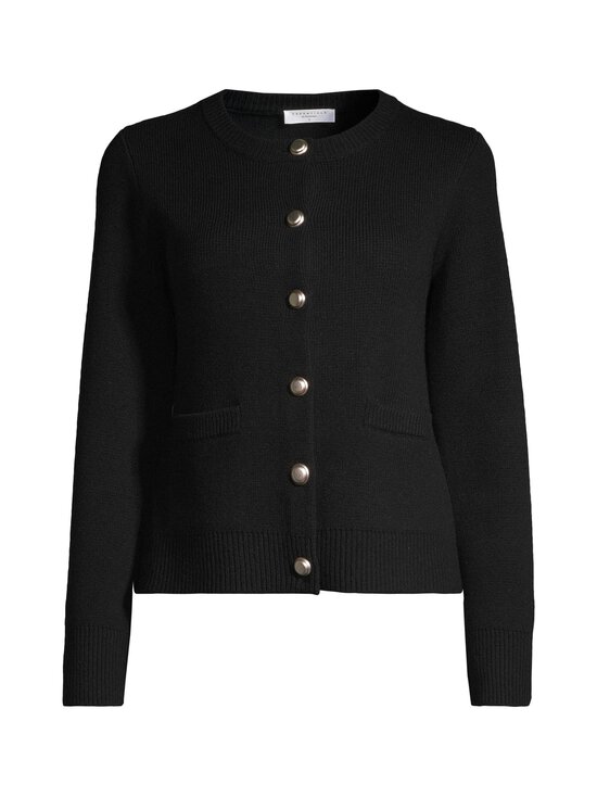 ESSENTIALS by Stockmann - Sacha-merinoneuletakki - BLACK | Stockmann - photo 1
