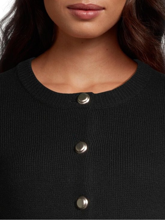 ESSENTIALS by Stockmann - Sacha-merinoneuletakki - BLACK | Stockmann - photo 4