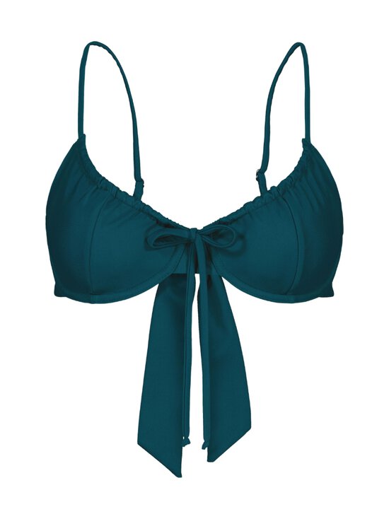 Lilja the Label - Teal Drawstring -bikiniyläosa - TEAL | Stockmann - photo 1