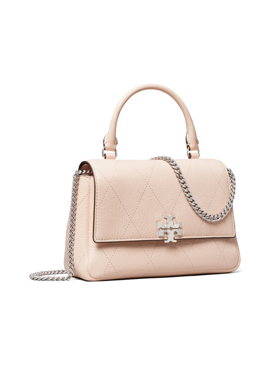 Tory Burch - Mini Charlie Quilted Top-Handle Crossbody -laukku - 650 SOFT PINK | Stockmann - photo 4