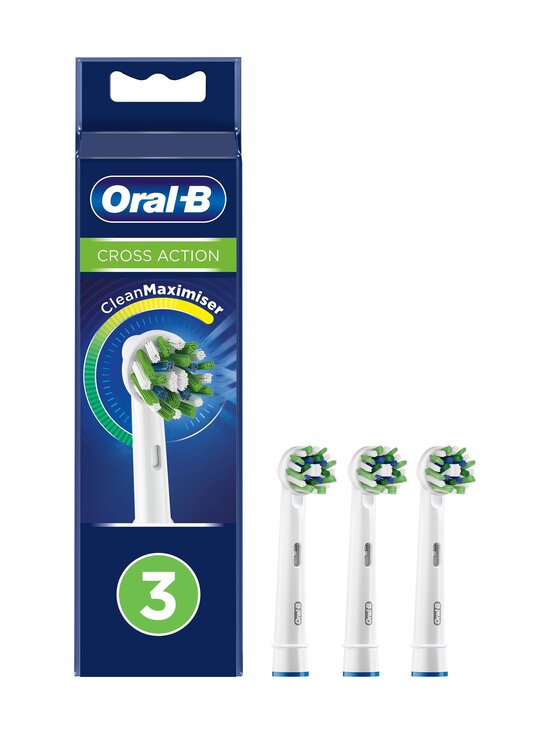 Oral-B - CrossAction CleanMaximiser -vaihtoharjat 3-pack - WHITE | Stockmann - photo 2