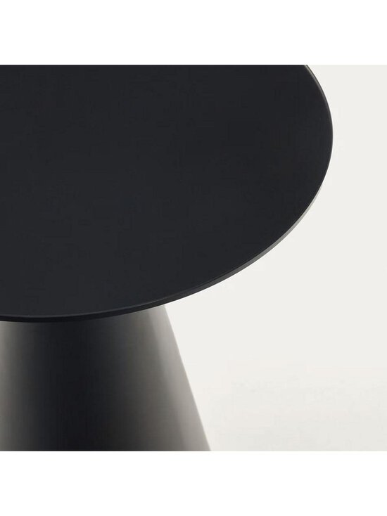 Kave Home - Wilshire-sivupöytä lasi/musta ⌀ 50 cm - BLACK | Stockmann - photo 2