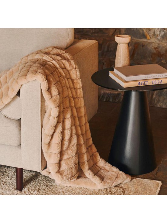 Kave Home - Wilshire-sivupöytä lasi/musta ⌀ 50 cm - BLACK | Stockmann - photo 5