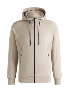 BOSS - Saggy Rib -hupullinen collegetakki - 284 OPEN BEIGE | Stockmann