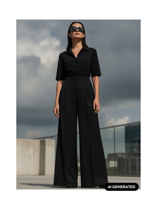Max Mara Weekend - WkdOvvio-housut - 002 BLACK | Stockmann - photo 2