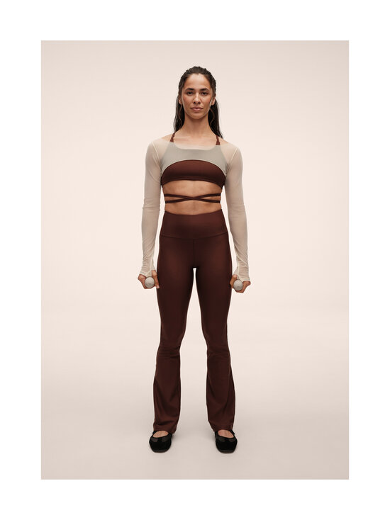 Casall - Flare High Waist -treenitrikoot - 969 DARK BROWN | Stockmann - photo 5
