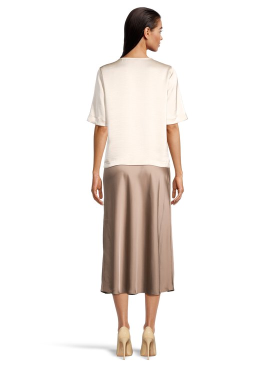 Lauren Ralph Lauren - Sharae Long Mid satīna svārki - TAUPE BROWN | Stockmann - photo 4