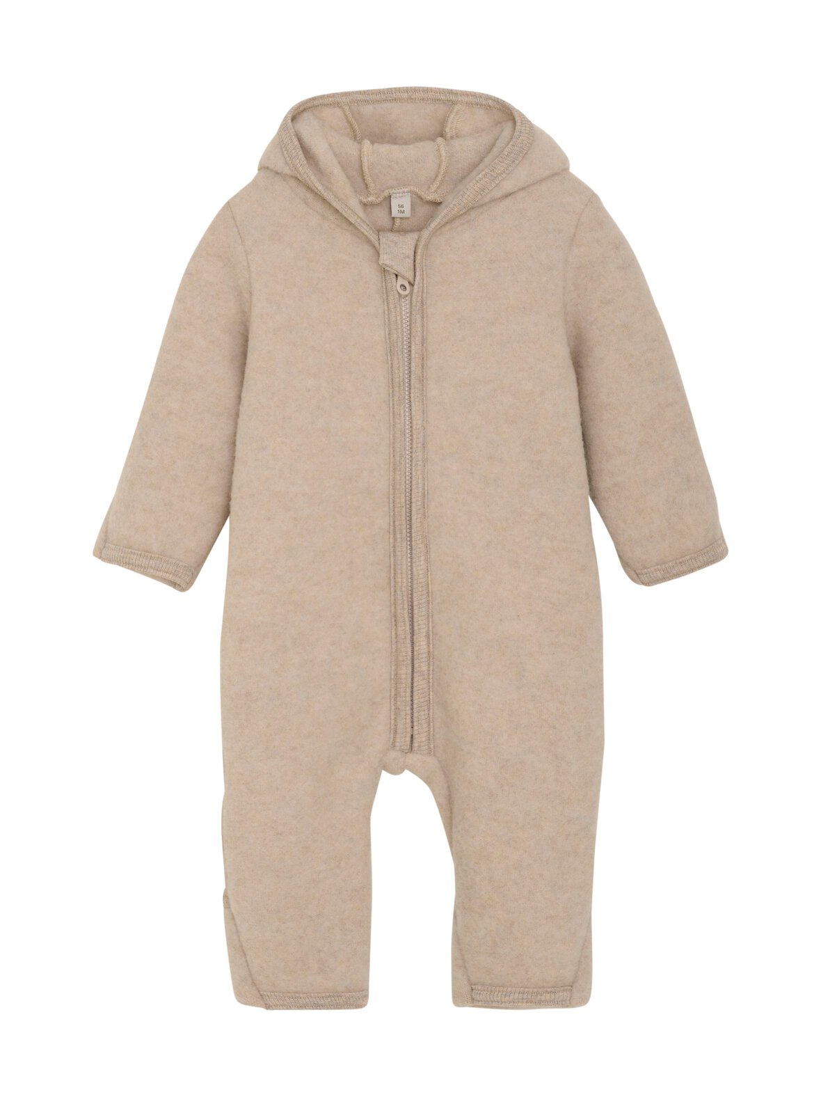 HUTTELIHUT Pram suit ears fleece -villahaalari