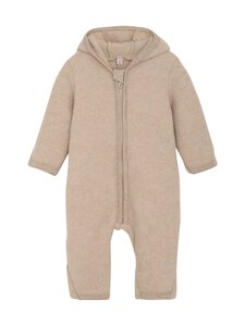 HUTTELIHUT - Kombinesoon Pram Suit Ears Fleece - 2044 CAMEL MELANGE HUTTELIHUT - Kombinesoon Pram Suit Ears Fleece - 2044 CAMEL MELANGE | Stockmann