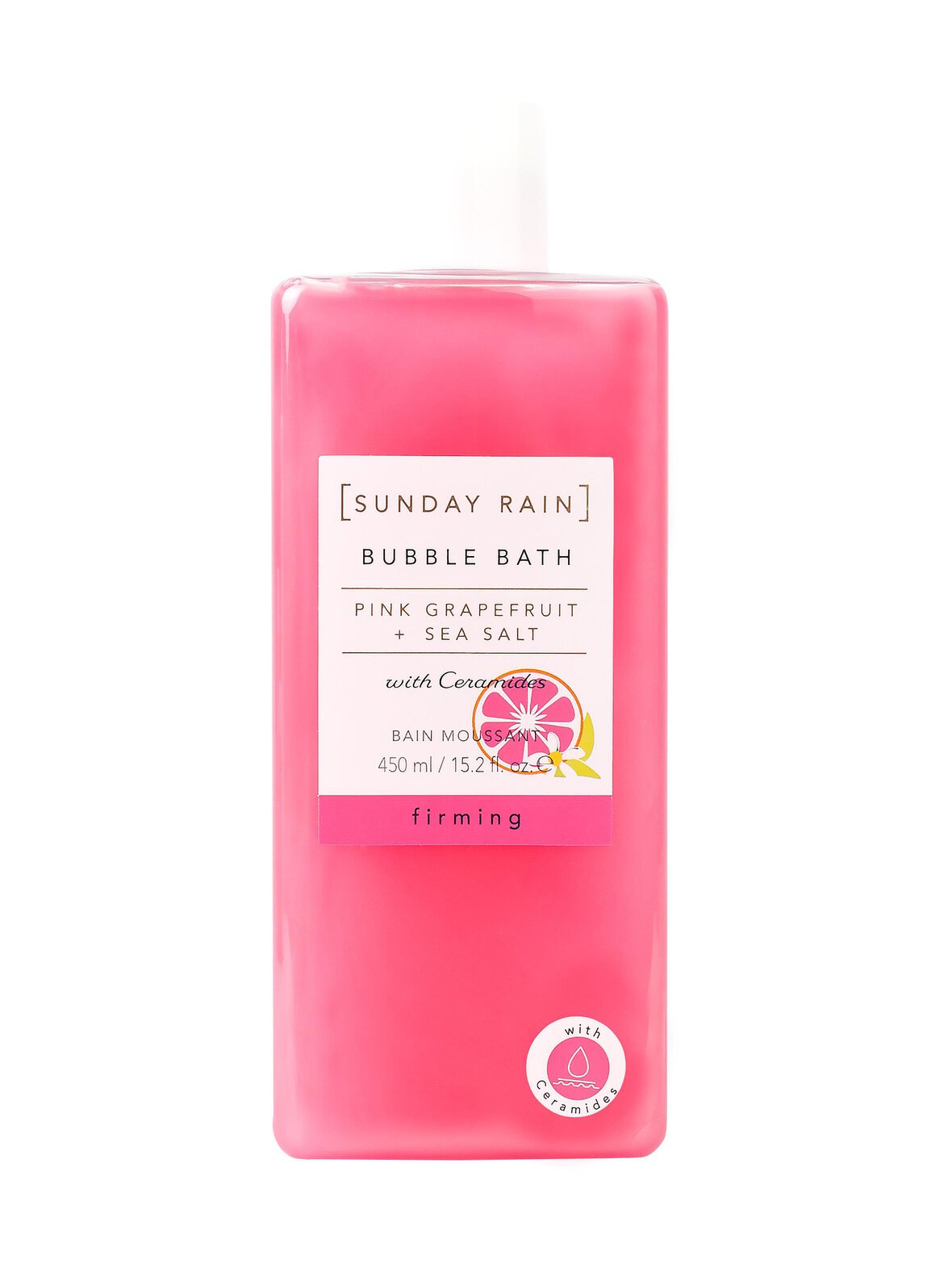 Pink Grapefruit & Sea Salt Bubble Bath -kylpyvaahto