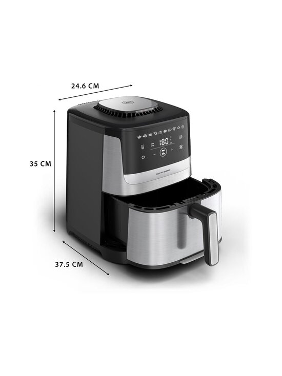 Obh Nordica - Easy Fry Silence Air Fryer -kiertoilmakeitin, 5 L - BLACK, STEEL | Stockmann - photo 3