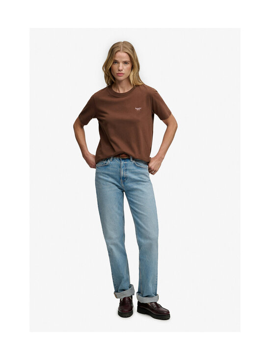 Superdry - Signature Embroidery t-paita - 8TP CHESTNUT BROWN | Stockmann - photo 5