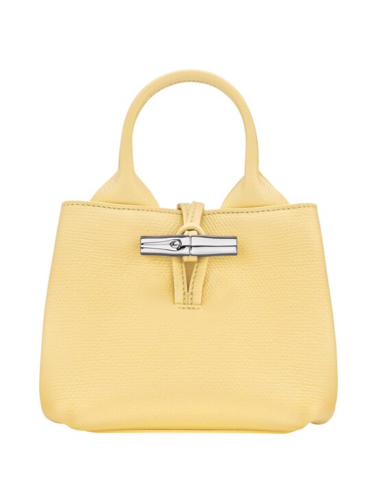 Longchamp - Le Roseau Top Handle ādas rokassoma - M12 YELLOW CHICK | Stockmann - photo 1