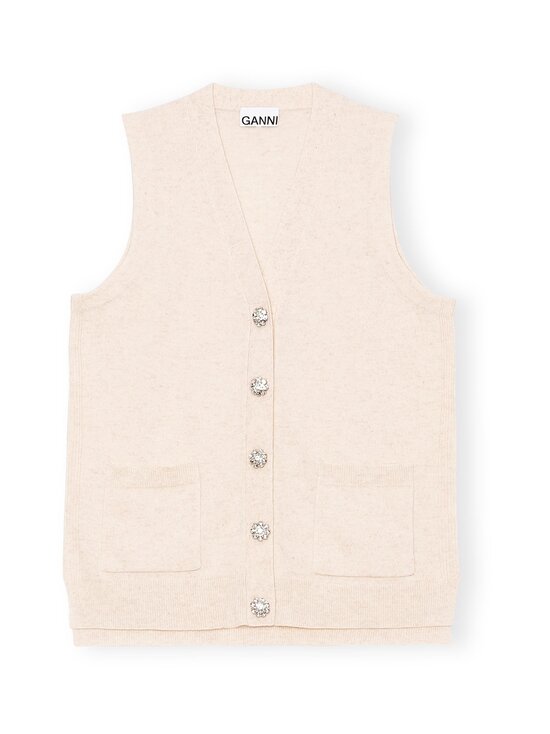 Cashmere Knit Vest Solid -kashmirneuleliivi