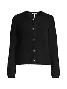 NOOM - Nicolette Cropped Boucle -neuletakki - BLACK | Stockmann