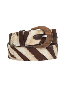 Lauren Ralph Lauren - Vöö Wood Buckle - ZEBRA/DARK HICKORY Lauren Ralph Lauren - Vöö Wood Buckle - ZEBRA/DARK HICKORY | Stockmann