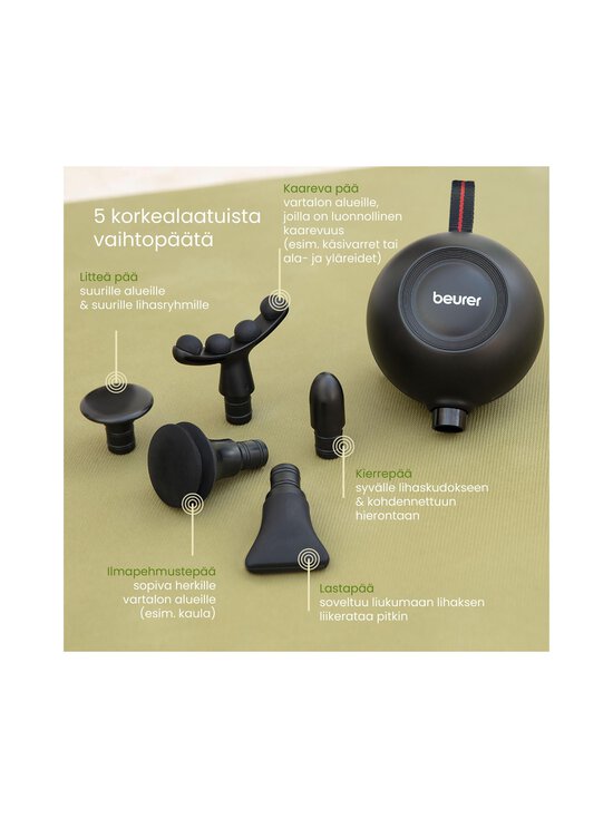 Beurer - MG101 Muscle Massager -lihashuoltovasara - BLACK - photo 4 Beurer - MG101 Muscle Massager -lihashuoltovasara - BLACK | Stockmann - photo 4