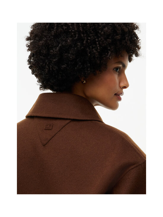 Tommy Hilfiger - Vilnas auduma jaka ar rāvējslēdzēju - GV0 LEGACY BROWN | Stockmann - photo 5