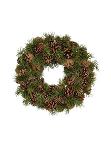 Shishi - Pine and Cone -kranssi - GREEN | Stockmann