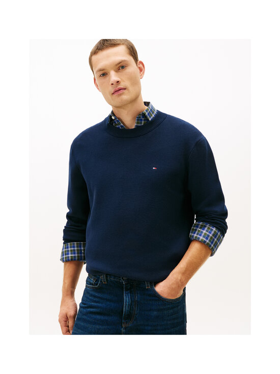 Tommy Hilfiger - Full Milano Crew Neck -neule - C1G DARK NIGHT NAVY | Stockmann - photo 2